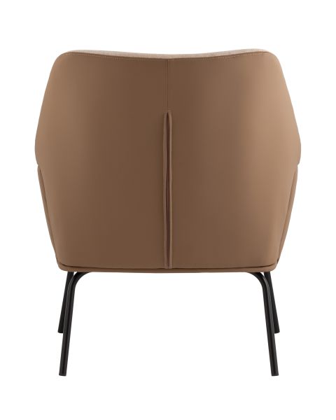 Кресло Харви светло-коричневый с коричневой экокожей Stool Group