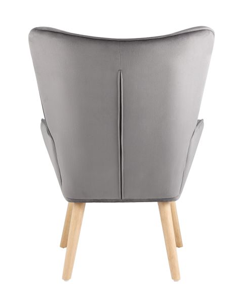 Кресло Хью велюр серый Stool Group