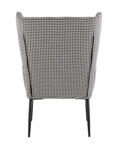 Кресло Мэйден гусиная лапка черно-белый Stool Group