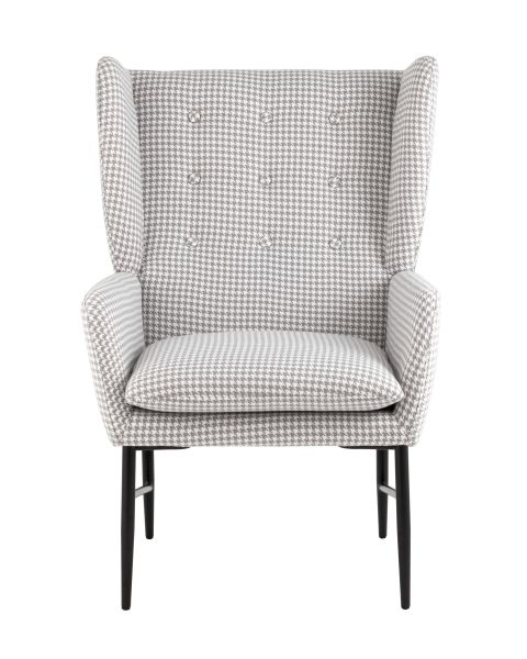 Кресло Мэйден гусиная лапка серый Stool Group