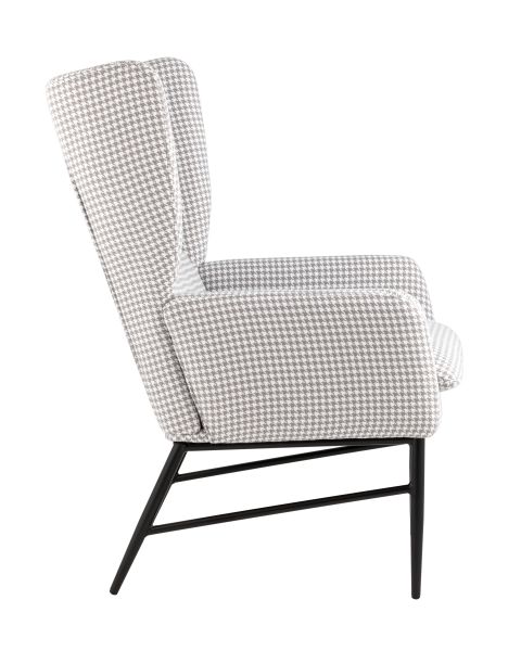 Кресло Мэйден гусиная лапка серый Stool Group