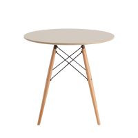 Стол Eames DSW NEW D80 бежевый Stool Group