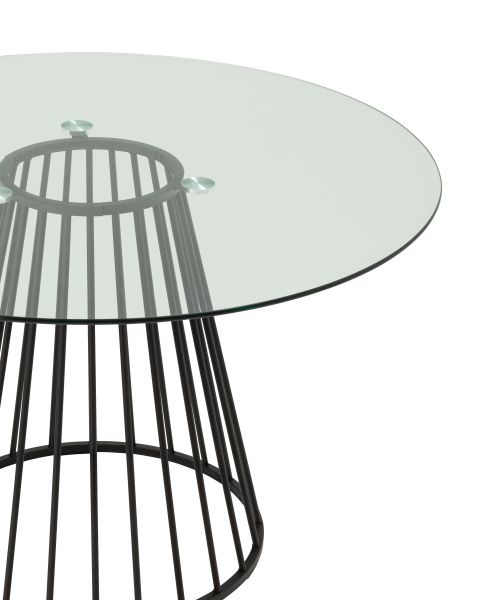 Стол обеденный Ливерпуль 120x120 стекло Stool Group