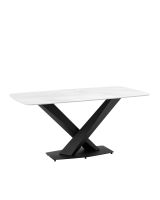 Стол обеденный Belle 160х90 белый мрамор Stool Group