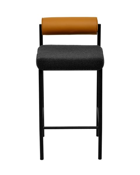 Стул полубарный Балла темно-серый Stool Group