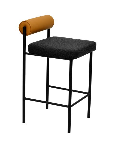 Стул полубарный Балла темно-серый Stool Group