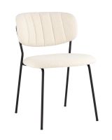 Стул Кэрол без подлокотников букле белый Stool Group