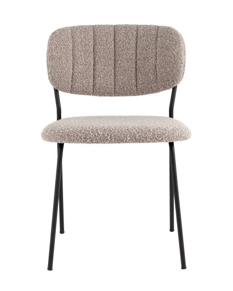 Стул Кэрол без подлокотников букле серый Stool Group