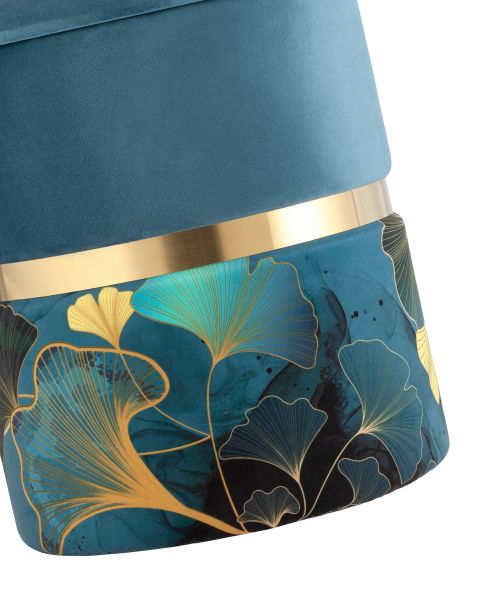 Пуф Кэрри с ящиком велюр Gingko Stool Group