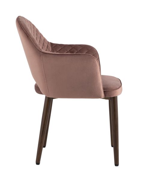 Стул Венера диамант велюр пыльно-розовый Stool Group