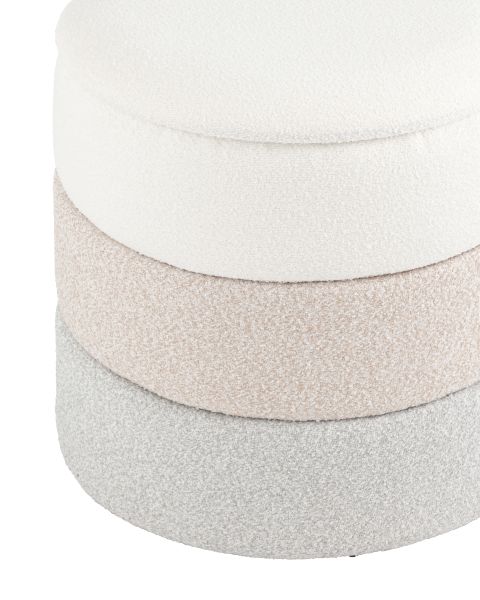 Пуф с ящиком Hive XS букле бежевый Stool Group
