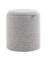 Пуф-столик с ящиком Хюгге S букле серый Stool Group