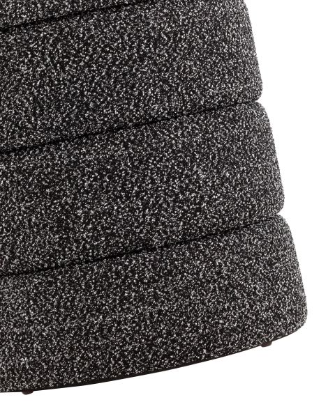 Пуф с ящиком Hive S букле черный меланж Stool Group