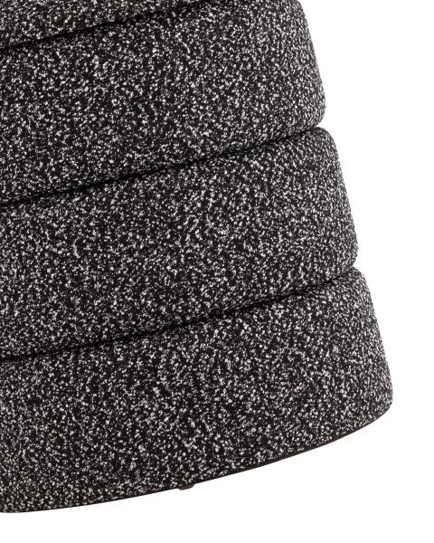 Пуф с ящиком Hive XS букле черный меланж Stool Group