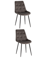 Стул Флекс New велюр антрацитовый 2шт Stool Group