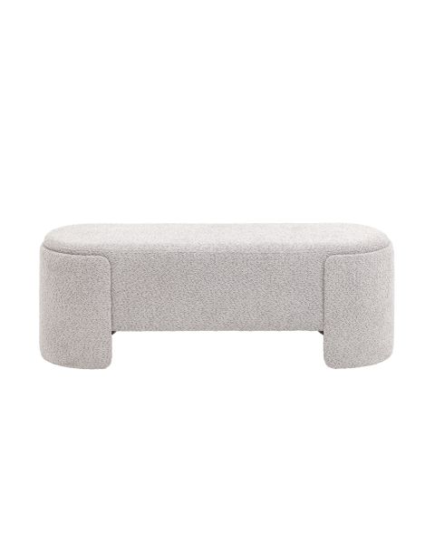 Банкетка Taks букле светло-серый Stool Group