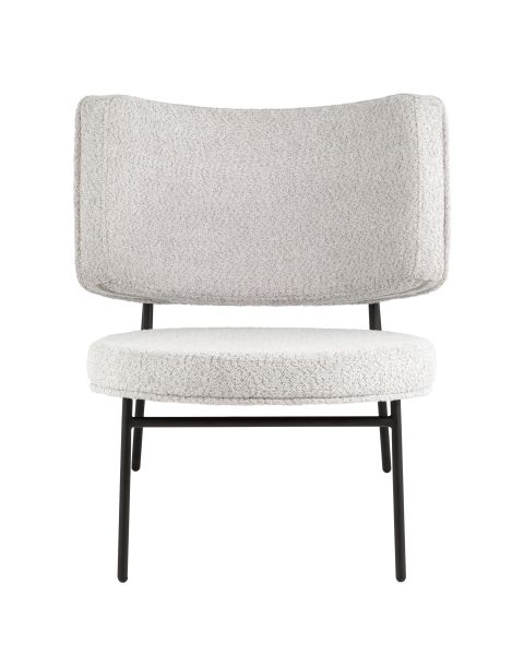 Кресло District Lounge букле светло-серый Stool Group