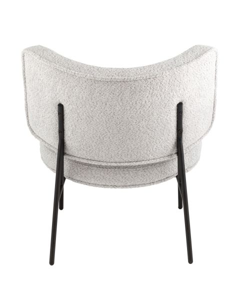 Кресло District Lounge букле светло-серый Stool Group