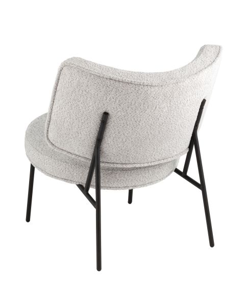 Кресло District Lounge букле светло-серый Stool Group