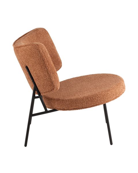 Кресло District Lounge букле терракотовый Stool Group