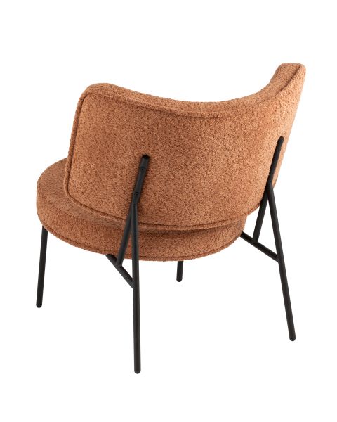 Кресло District Lounge букле терракотовый Stool Group