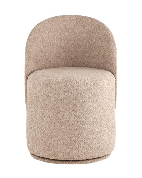 Пуф Loreen вращающийся букле капучино Stool Group