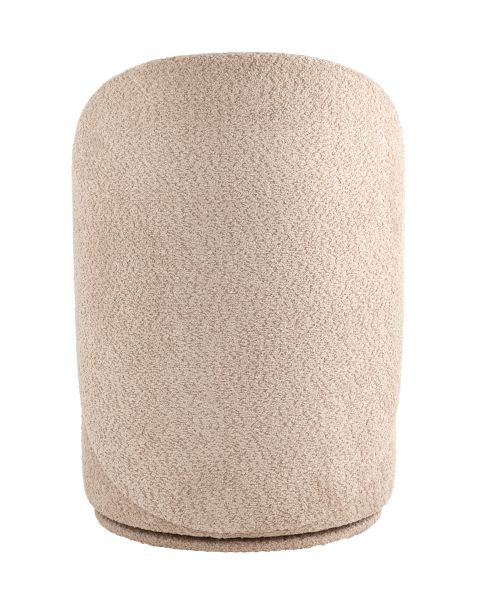 Пуф Loreen вращающийся букле капучино Stool Group