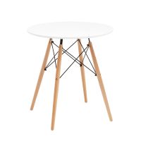 Стол круглый Eames DSW NEW D70 белый Stool Group