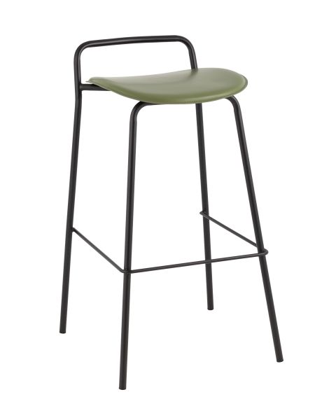 Стул барный Mantis экокожа зеленый Stool Group