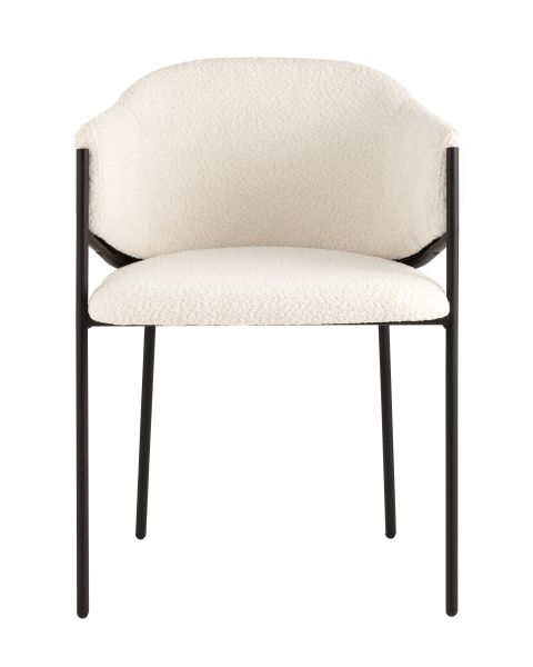 Стул Brace букле белый Stool Group