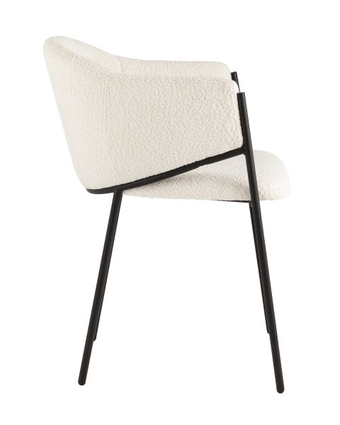 Стул Brace букле белый Stool Group