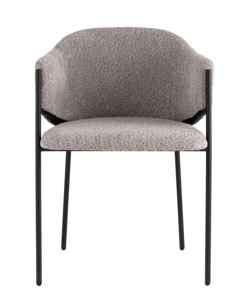 Стул Brace букле серый Stool Group