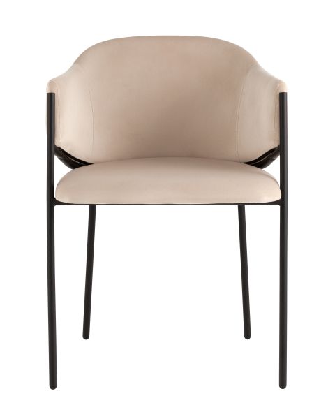 Стул Brace велюр молочный Stool Group