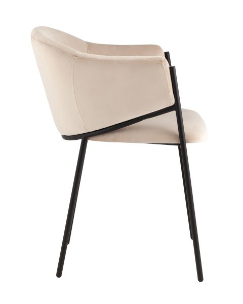 Стул Brace велюр молочный Stool Group