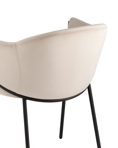 Стул Brace велюр молочный Stool Group