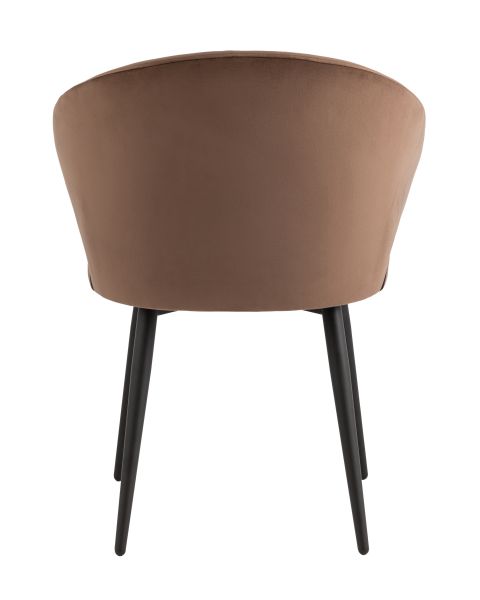 Стул с подлокотниками Codo велюр коричневый Stool Group