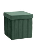 Пуф складной с ящиком Store Square зеленый Stool Group