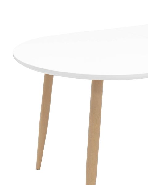 Стол обеденный Берген раскладной 160-190-220x90 белый Stool Group