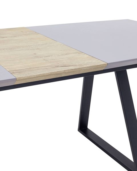 Стол обеденный Детройт раскладной 160-200x90 серый Stool Group