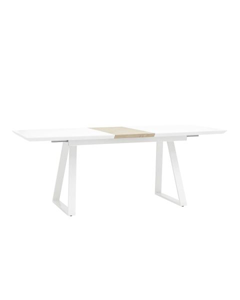 Стол обеденный Детройт раскладной 160-200x90 белый Stool Group
