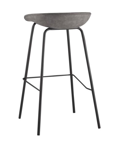 Стул барный Beetle Lite PU серый Stool Group