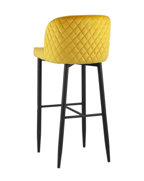 Стул барный Оскар велюр оранжевый Stool Group