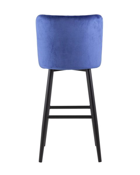 Стул барный Ститч велюр синий Stool Group