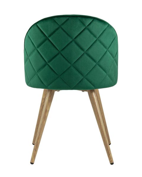 Стул Лион велюр с ромбами зеленый Stool Group