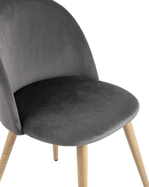 Стул Лион велюр серый Stool Group