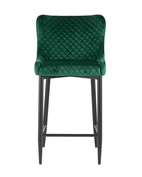 Стул полубарный Ститч велюр изумрудный Stool Group