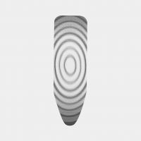 Чехол PerfectFit 124х38 см (B) 8 мм поролона Brabantia Титановые круги 