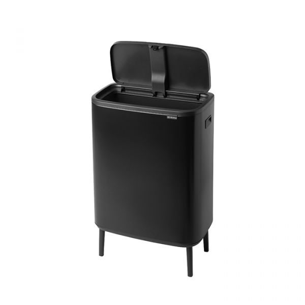 Мусорный бак Brabantia BO TOUCH BIN HI 60 л цвет черный матовый 