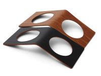 Кольцо для салфетки набор 2 шт, 6х14 см, цвет черный/коричневый, Buffalo LIND DNA 98239