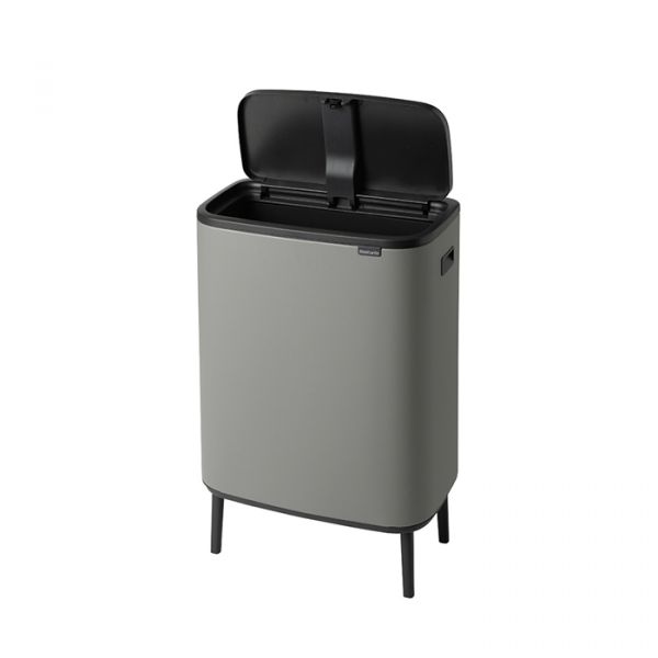 Мусорный бак Brabantia BO TOUCH BIN HI 60 л цвет минерально-серый 